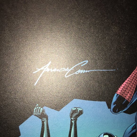 NEW, SIGNED Iron-Man Vs She-Hulk Print - Picture 7 of 8